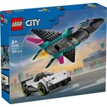 LEGO City 60489 Tryskáč vs. auto