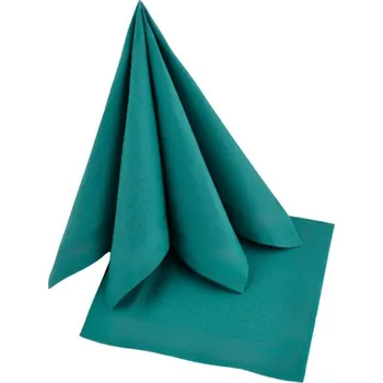 Papírový ubrousek Ubrousky celoroční petrolejové, 38x38cm, 2-vrstvé