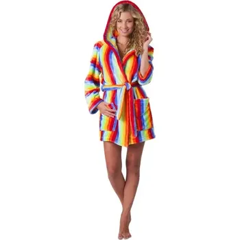 Dámský župan Dámský župan Capri 3456 3/4 - Vestis duhové pruhy XL
