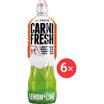 Nápoj pro sportovce Extrifit Carni Fresh 6 x 850 ml, lemon & lime