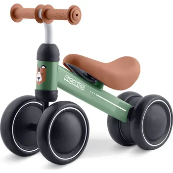 Odrážedlo Ricokids Tříkolové balanční kolo pro děti, hnědé