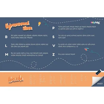 Podložka pod myš Oxybag Podložka na stůl 60 × 40 cm I. stupeň oboustranná