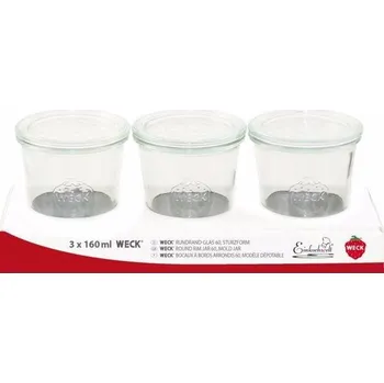 Weck Zavařovací sklenice 160 ml 3 ks, s víčkem