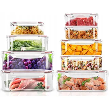 Dóza na potraviny Nádoba na potraviny, 500/1200/2250 ml, sada 3 nádob