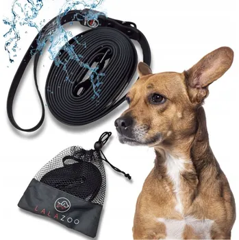 Vodítko pro psa VODÍTKO pro psa, vodítko, PVC treningové vodítko 3M, černé, lalazoo