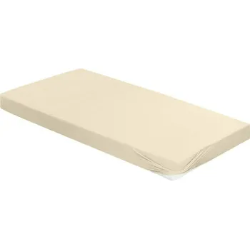 Prostěradlo Bierbaum Jersey prostěradlo 140 × 200 cm béžové