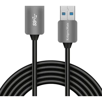 Datový kabel Kruger&Matz KM0336 1× USB 3.0 A konektor / 1× USB 3.0 A zdířka, 100 cm