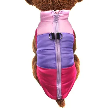 Obleček pro psa Surtep Pruhovaná vesta růžová/fialová L