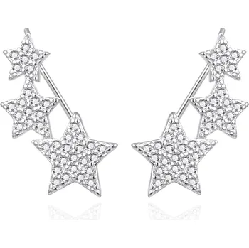 Šperk Agato Stříbrné náušnice se zirkony AGT-E084VW (Ag925/1000, 1,63 g)