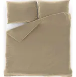 Kvalitex Saténové povlečení LUXURY COLLECTION béžové 200 × 240, 2× 70 × 90 cm