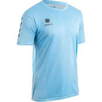 Cyklistické oblečení Nidelo Player shirt S/S Nantes světle modrý XXXL