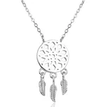 Beneto Stříbrný náhrdelník s lapačem snů AGS1151/60 (Ag925/1000; 3,5 g)