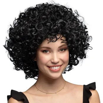 Karnevalová paruka Boland Dámská paruka černá kudrnatá Candice