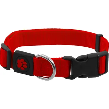 Obojek pro psa ACTIVE obojek Premium M červený 2 × 34-49 cm