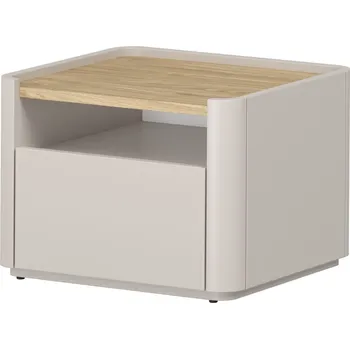 Noční stolek Noční stolek Elivo - Meble Bogart kašmír / olejovaný dub 48x35.5 cm