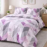 BAVLNĚNÉ LOŽNÍ POVLEČENÍ COTTONLOVE 220X200 CM, 2KS 70X80 CM VZOROVANÉ