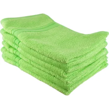 Ručník DOMMIO Sada bambusových ručníků na ruce 6 ks 30 × 50 cm, zelená