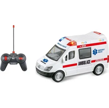 RC model auta Mamido 695A Sanitka na dálkové ovládání se světly a zvuky, 1 : 20
