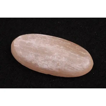 Přírodní kámen Kabošon Orange Selenite č.8481 (35x17x7mm)