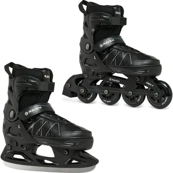 RAVEN Nastavitelné inline brusle Raven Expert 2v1 ČERNÁ