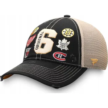 Kšiltovka Pánská Kšiltovka Original 6 Refresh Trucker Snapback Hat - Black