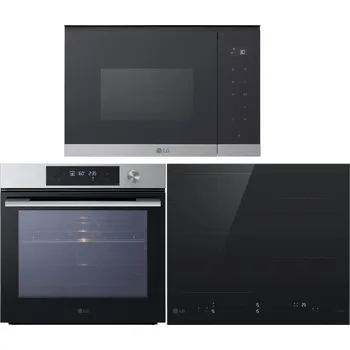 Set domácích spotřebičů LG MG7Z2593D + LG WSED7612S + LG CBIZ2435B