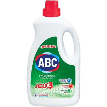 Prací prostředek ABC Bílý gel na praní tkanin 2,145 l