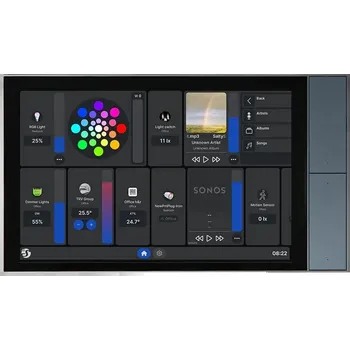 Termostat Shelly Wall Display XL, stříbrná