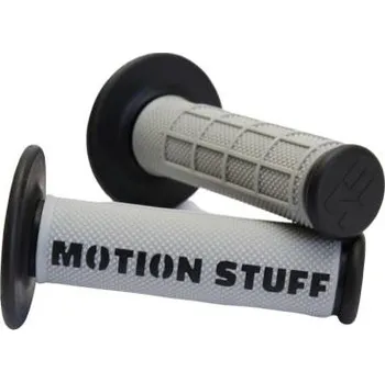 MOTION STUFF motokrosové rukojeti supersoft šedé/černé