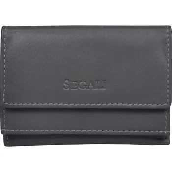 Peněženka Dámská kožená peněženka SEGALI 1756 šedá