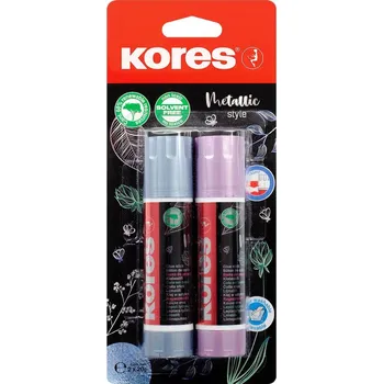 KORES Lepicí tyčinka Metalic 2 x 20 g