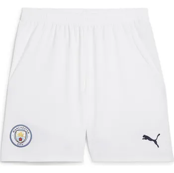 PUMA Pánské sportovní kraťasy Manchester City 24/25 PUMA White Marine Blue 2XL BÍLÁ|MODRÁ