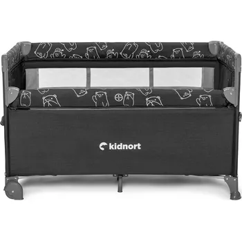 Cestovní postýlka Kidnort Stugan, tmavě šedá