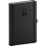 NOTIQUE Diamante 2026 denní, černý, 15 x 21 cm
