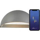NORDLUX Arcus IP54 stmívatelné venkovní nástěnné svítidlo, 200 × 100 mm, 9 W, 440 lm, šedé