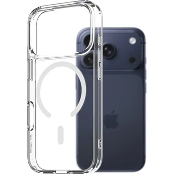 Pouzdro na mobilní telefon AlzaGuard Crystal Clear TPU Case Compatible with Magsafe pro iPhone 17 Pro