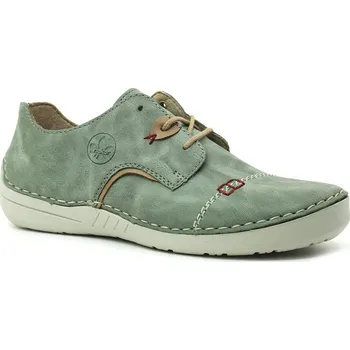 Dámské polobotky RIEKER 52528-52 green, dámské polobotky vel.39 (dámské zelené polobotky Rieker 52528-52)