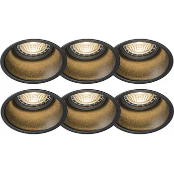 IP kamera Stropní reflektor kulatý QAZQA černý