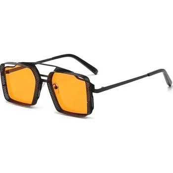 VeyRey Pánské sluneční brýle steampunk Bugial, černá, uni