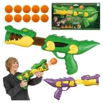 Dětská zbraň Pistolet krokodyl na miękkie kulki