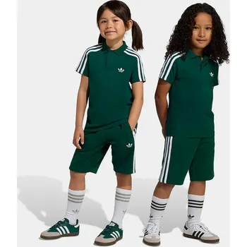 Dětská bavlněná souprava adidas Originals KD5781 zelená 77X, vel. 104