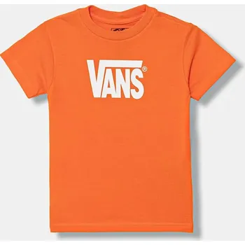 Chlapecké oblečení Dětské bavlněné tričko Vans VN000TF0FLM1 oranžová 22X, vel. 116