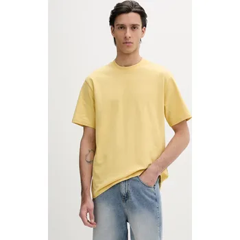 Bavlněné tričko HUGO 50488330 žlutá 11X, vel. M