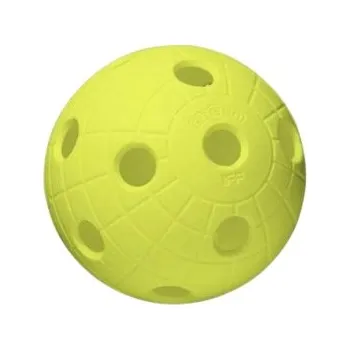 Florbal Unihoc Ball Crater neon yellow 3 ks