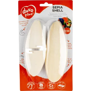 Pro ptáka DUVO+ Originální sépiová kost na kartě +/- 15 cm 2 ks