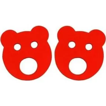 Rukávek na plavání Tutee Baby nadlehčovací kroužky Medvídek, červený