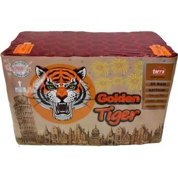 Tarra Ohňostroj - Baterie výmetnic golden tiger - 50 ran