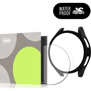 Příslušenství k chytrým hodinkám Tempered Glass Protector pro Samsung Galaxy Watch 7 40mm, voděodolné + sportovní pouzdro