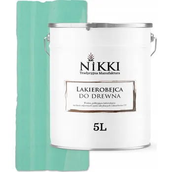 Lak na dřevo LAKYROLAK NA DŘEVO 3V1 EXTRA LAZURA TYRKYSOVÁ POLOMATNÁ 5L OCHRANNÁ UV