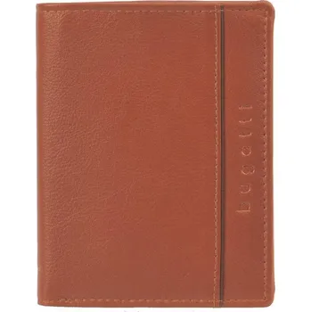 Peněženka Bugatti Pánská kožená na výšku, světle hnědá